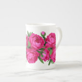 Peony Bouquet Porselein Kop (Voorkant rechts)