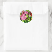 Peony Bouquet Ronde Sticker (Tas)