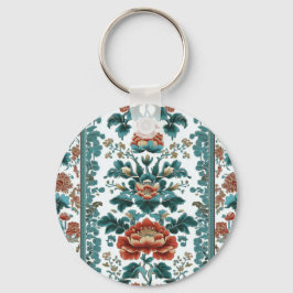 Peony Brocade Sleutelhanger