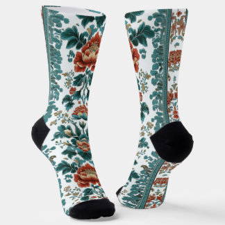 Peony Brocade Sokken