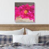 Peony canvas afdruk (Insitu (Slaapkamer))