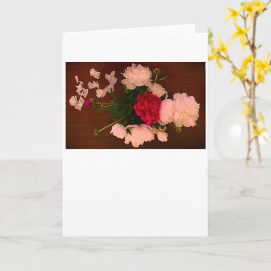 Peony, carte (Fleur jaune)