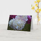 Peony, carte (Fleur jaune)