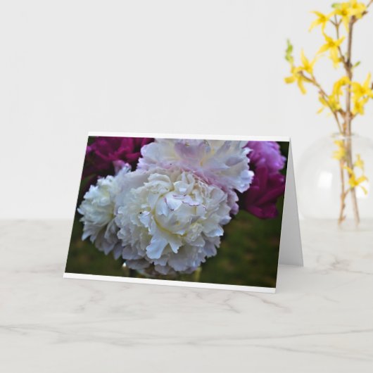 Peony, carte (Fleur jaune)