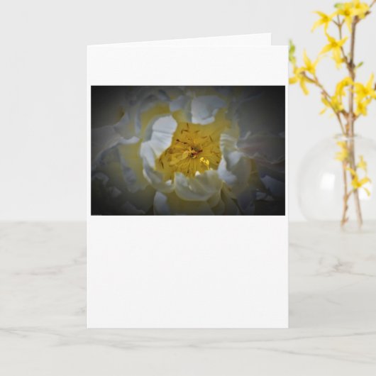 Peony, carte (Fleur jaune)