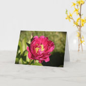 Peony, carte (Fleur jaune)