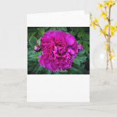 Peony, carte (Fleur jaune)