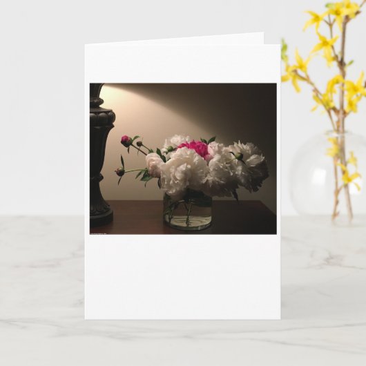 Peony, carte (Fleur jaune)
