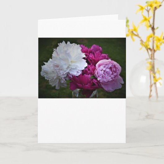 Peony, carte (Fleur jaune)