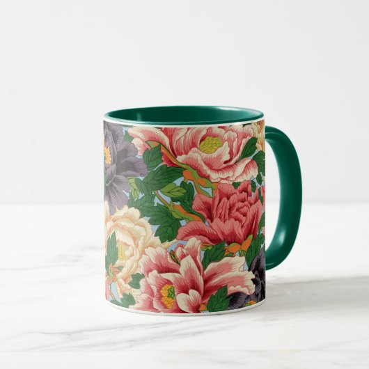 Peony Cascade Mug (Devant droit)