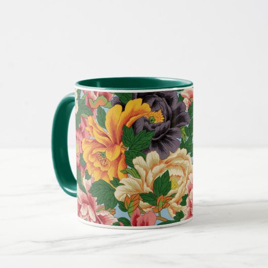 Peony Cascade Mug (Devant gauche)
