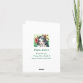 Peony Dawn Fairy - Carte blanche (Dos)