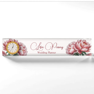Peony Desk Name Bord Naambordje