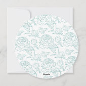 Peony Elegance Wedding Menu (Achterkant)