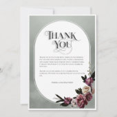 Peony en Roos Bedankkaart (Voorkant)