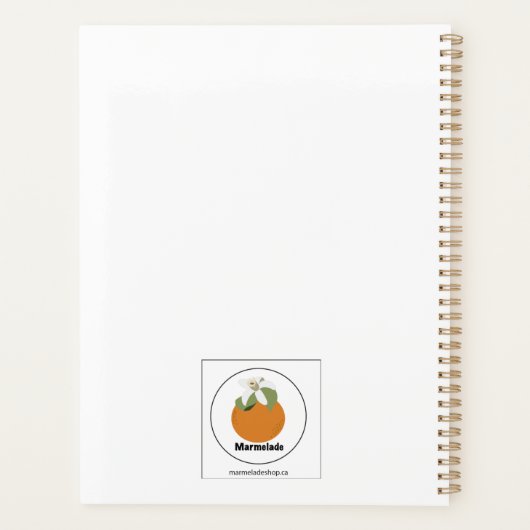 Peony feeënhuis notitieboek (Achterkant)