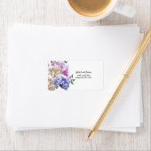 Peony Floral Address Label (Insitu)