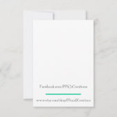 Peony Floral bedankt jullie kaarten (Achterkant)