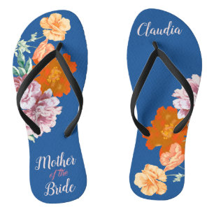 Peony Floral iets blauw Teenslipper Teenslippers