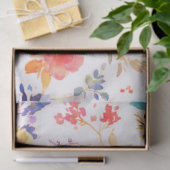 Peony floral Pink Pattern Antiek Weddings Tissue Tissuepapier (Geschenk)