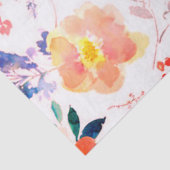 Peony floral Pink Pattern Antiek Weddings Tissue Tissuepapier (Detail)