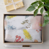 Peony floral Pink Pattern Antiek Weddings Tissuepapier (Geschenk)