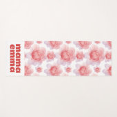 Peony Floral Yoga Mat Custom Moederdag Gift (Voorkant (horizontaal))