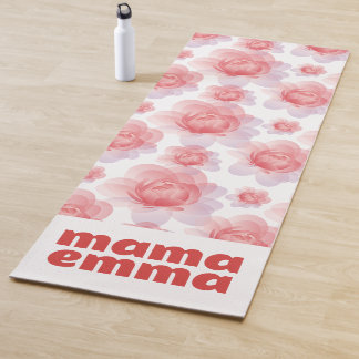 Peony Floral Yoga Mat Custom Moederdag Gift