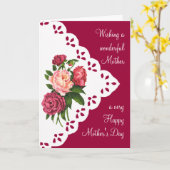  Peony Flower Moederdag Love Kaart (Gele Bloem)