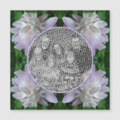 Peony Flower Natuur Creëer Uw Eigen Fotomagneet (Voorkant)