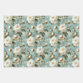 Peony Flowers Inpakpapier Vel (Voorkant)