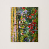 Peony Garden Claude Monet Fine Art Legpuzzel (Verticaal)