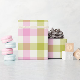 Peony Gingham - Wrapping Paper Cadeaupapier