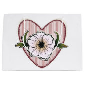 Peony Heart Groot Cadeauzakje (Voorkant)