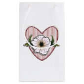 Peony Heart Klein Cadeauzakje (Achterkant)