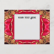 Peony Hearts Postcard