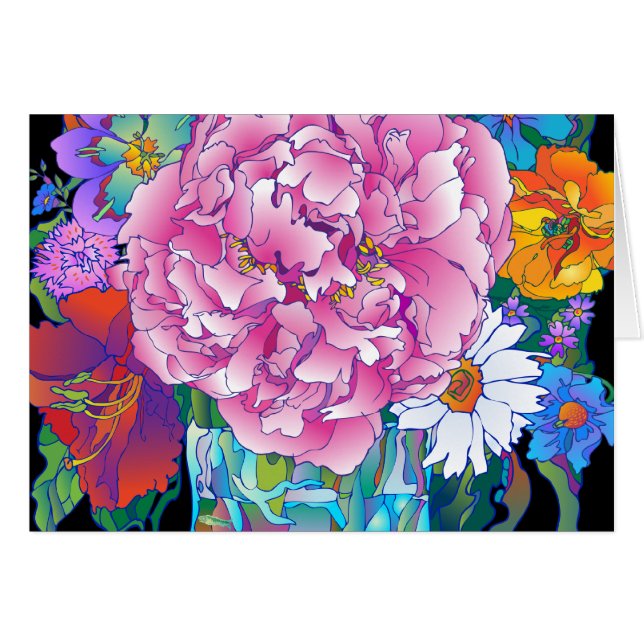 'Peony' horizontaal (Voorkant Horizontaal)