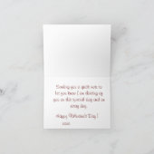 Peony in Our Heart Folded Note Kaart (Binnen)