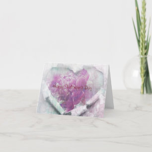 Peony in Our Heart Folt Note Card