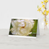 Peony, kaart (Gele Bloem)