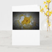 Peony, kaart (Gele Bloem)