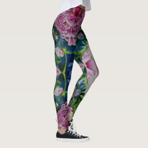 Peony Mandala 2 Leggings