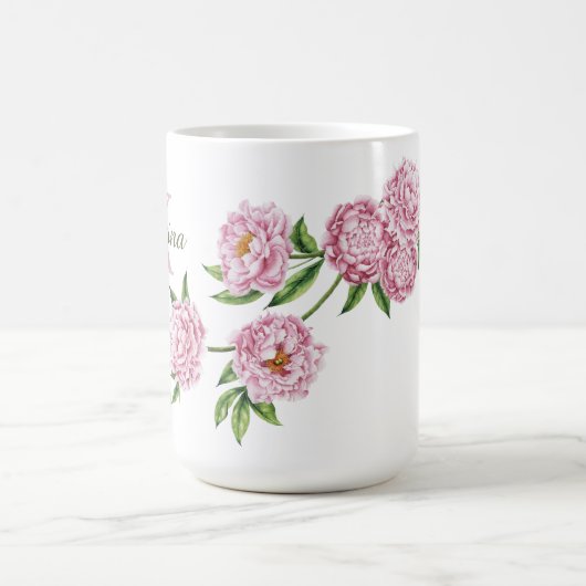 Peony Monogrammed Mok (Center)