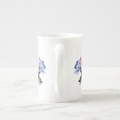 Peony Noir Bone China Mok (Achterkant)