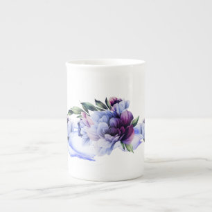 Peony Noir Bone China Mok