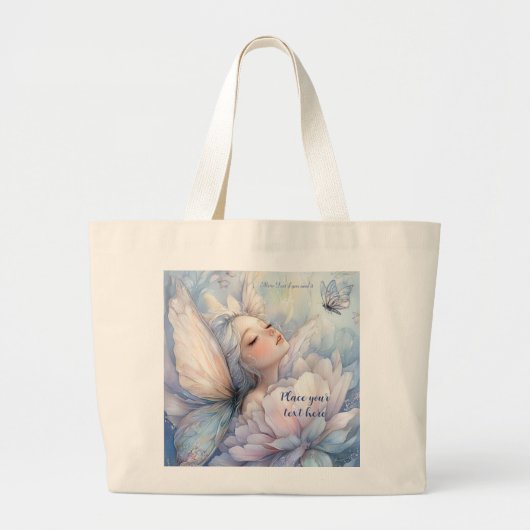 Peony Of The Dawn Grote Tote Bag (Voorkant)