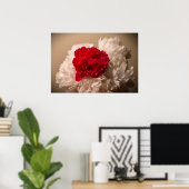 Peony Poster (Thuiskantoor)