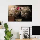 Peony Poster (Thuiskantoor)