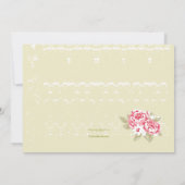 Peony rose (2) Invitation (Dos)