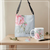 Peony & Sage Floral | Elegant Blush Jumbo Mug Extra Grote Beker